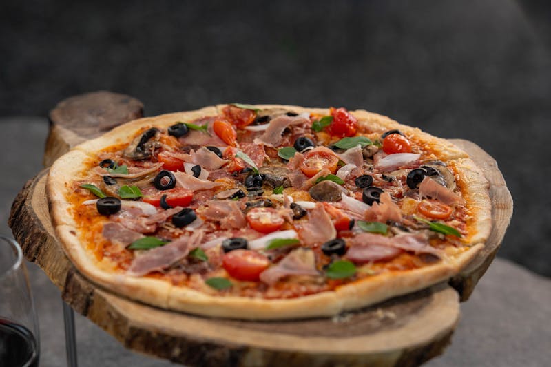 Tartufo Nero black truffle pizza at Pizzana Dallas TX