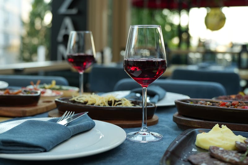 Italian wine selection by the glass at Pizzana Dallas