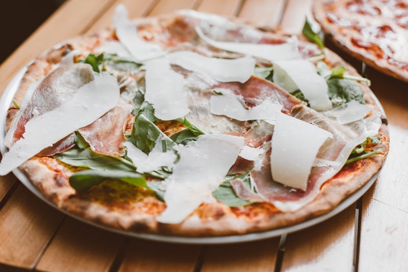 Quattro Formaggi four-cheese pizza at Pizzana